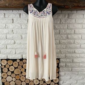 Black Swan Embroidered Dress